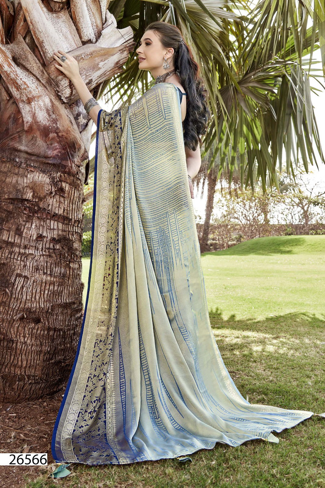 Ruhika By Vallabhi Brasso Printed Designer Sarees Wholesale Shop In Surat